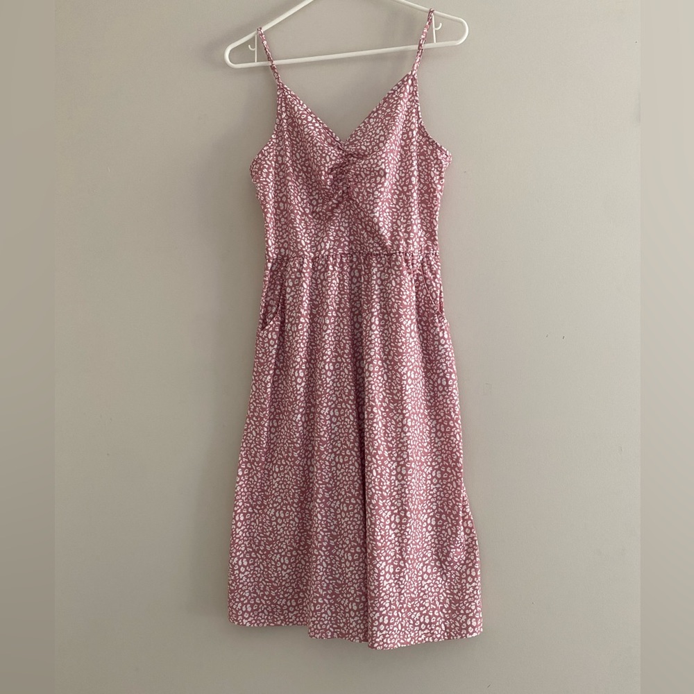 Pink Cheetah Print Dress